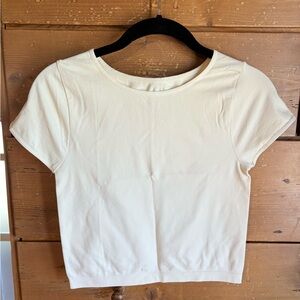 Free People Ivory Tee